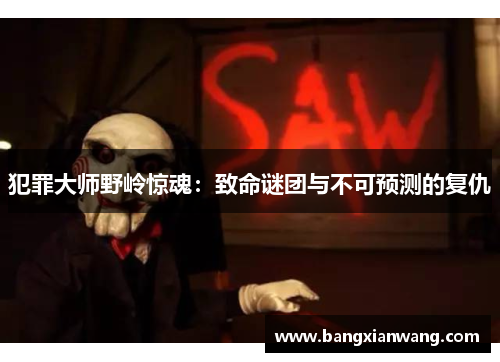 犯罪大师野岭惊魂：致命谜团与不可预测的复仇